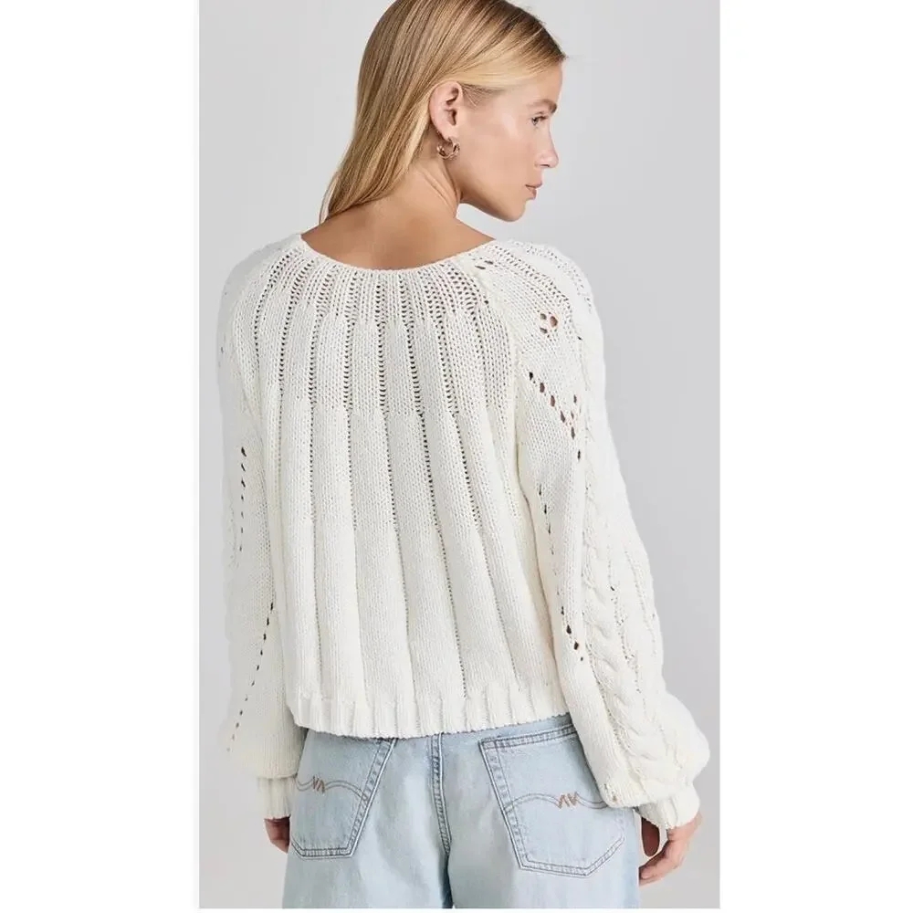 Free People cable knit
